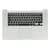 Топкейс с клавиатурой RUS РСТ трекпадом и АКБ A1494 MacBook Pro 15 Retina A1398 Late 2013 AASP