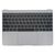 Топкейс с клавиатурой US и трекпадом MacBook 12 Retina A1534 Early 2015 Space Gray Серый Космос / 66