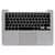Топкейс с клавиатурой RUS трекпадом и АКБ A1582 MacBook Pro 13 Retina A1502 Early 2015 661-02361 Б/У дефекты