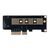 Переходник для SSD M.2 NVMe в разъем PCIe 3.0 x4 / NFHK N-M2X4, изображение 2