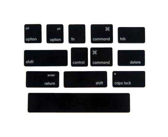 Набор специальных клавиш с пантографами 13шт тип AC6 прямой Enter / A1370 A1369 A1466 A1465 A1398 A1425 A1502, изображение 3