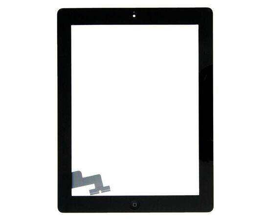 Тачскрин с кнопкой HOME iPad 2 / A1395 A1396 A1397 черный / AAA, изображение 3