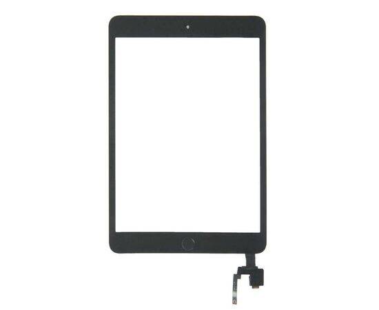 Тачскрин контроллер + кнопка HOME iPad mini 3 / черный / A1599 A1600 A1601 821-00011 / AAA, изображение 3