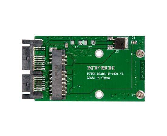 Переходник для SSD mSATA на 1.8 micro SATA / NFHK N-1831 V2, изображение 2