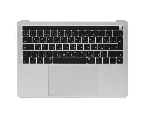 Топкейс с клавиатурой RUS РСТ трекпадом и АКБ A1819 MacBook Pro 13 Retina A1706 2016 Silver 661-07951 / AASP, изображение 2