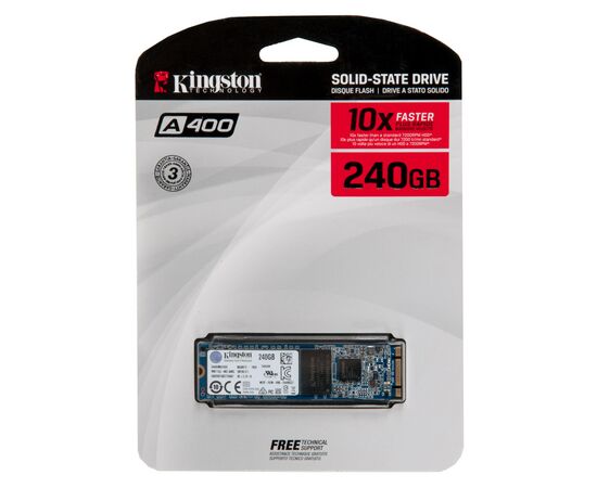 Твердотельный накопитель SSD M.2 SATA3 2280 240Gb Kingston A400 / SA400M8/240G