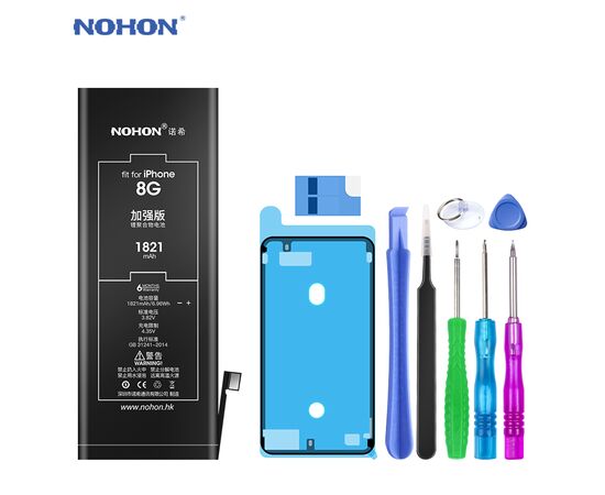 Аккумулятор NOHON iPhone 8 / 1821mAh + набор для замены