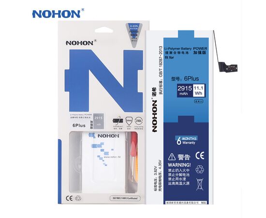 Аккумулятор NOHON iPhone 6 Plus / 2915mAh + набор для замены, изображение 2