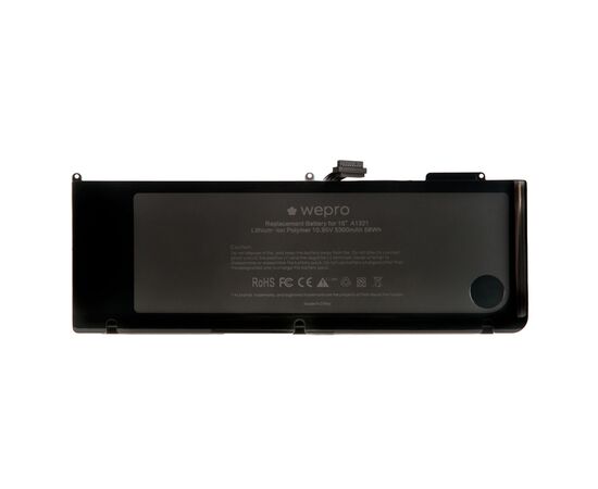 Аккумулятор WEPRO MacBook Pro 15 A1286 / 5300mAh A1321 стандартной ёмкости