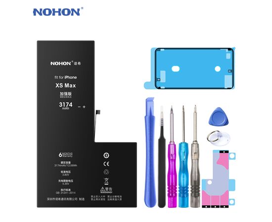 Аккумулятор NOHON iPhone XS Max / 3174mAh + набор для замены
