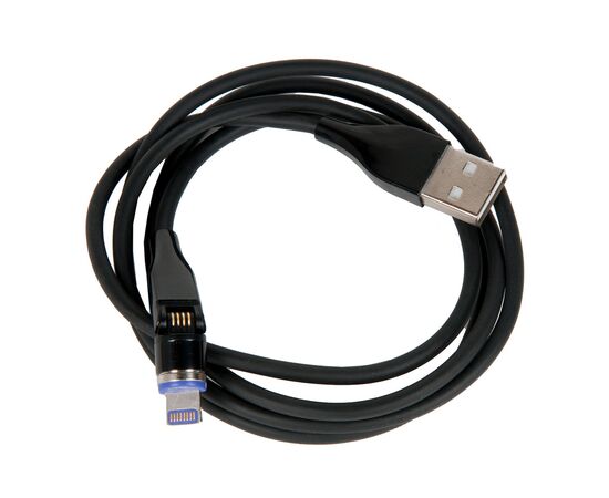 Кабель NOHON USB ↔ Lightning / съёмный магнитный разъем / черный 1m