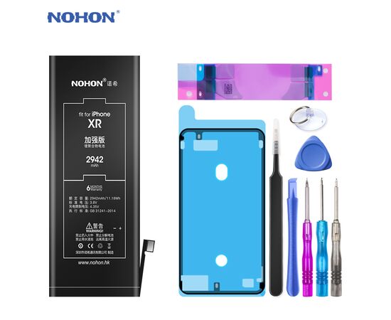 Аккумулятор NOHON iPhone XR / 2942mAh + набор для замены