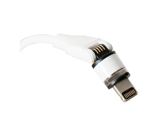 Кабель NOHON USB ↔ Lightning / съёмный магнитный разъем / белый 2m, изображение 2