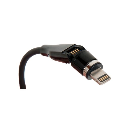 Кабель NOHON USB ↔ Lightning / съёмный магнитный разъем / черный 2m, изображение 2