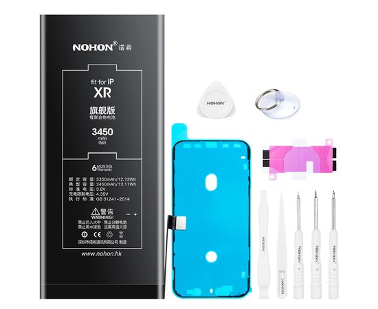 Аккумулятор NOHON iPhone XR / 3450mAh + набор для замены
