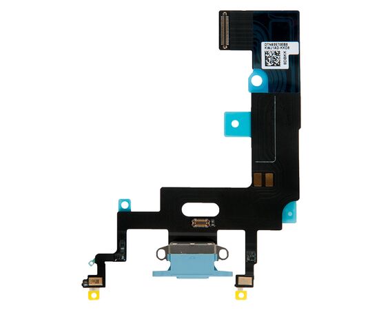 Шлейф зарядки нижний iPhone XR синий / 821-01702