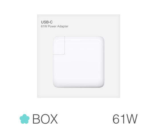 Блок питания для MacBook Pro 13 Retina 61W USB-C / BOX Orig