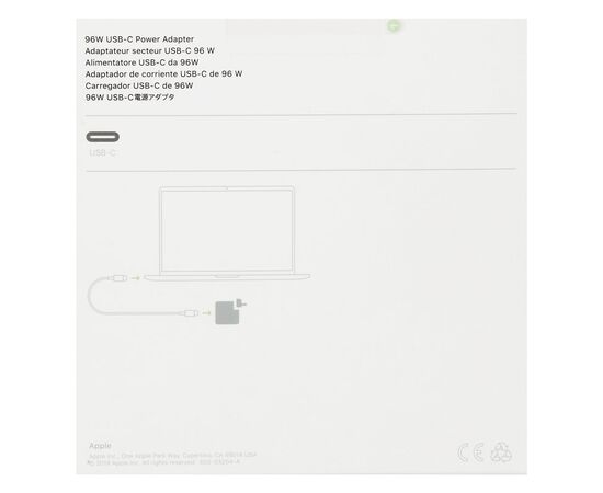 Блок питания для MacBook Pro 16 Retina 96W USB-C / BOX Orig, изображение 2