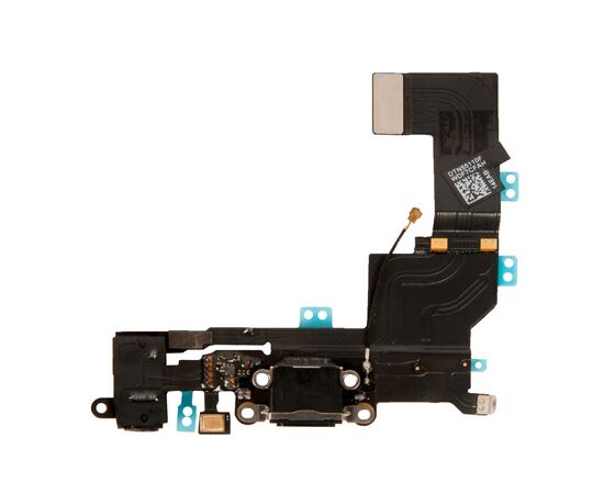 Шлейф зарядки нижний с аудио iPhone 5S черный 821-1596