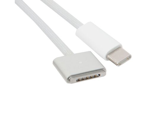 Зарядный кабель USB-C с магнитным разъемом MagSafe 3 Silver 2m / OEM, изображение 2