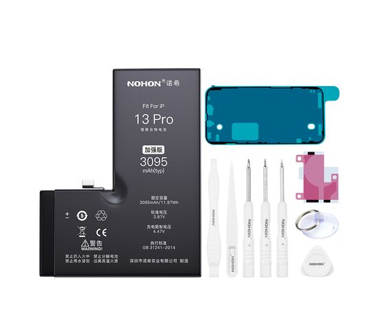 Аккумулятор NOHON iPhone 13 Pro / 3095mAh + набор для замены
