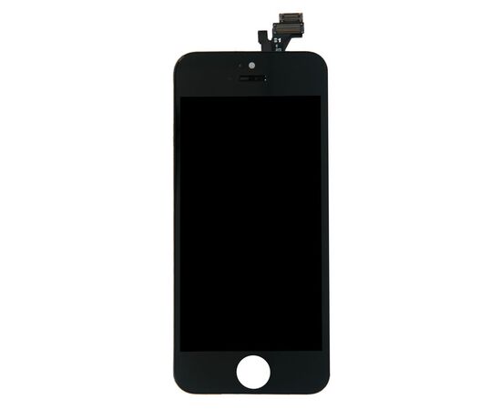 Дисплей в сборе iPhone 5 / переклей (Refurbished) / черный