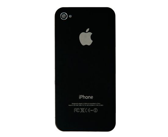 Заднее стекло iPhone 4 черный