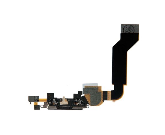 Шлейф зарядки нижний iPhone 4S черный / 821-1301, изображение 2