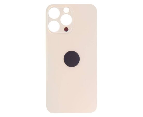 Заднее стекло iPhone 14 Pro Max Big Hole золотой