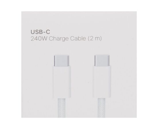 Кабель USB-C ↔ USB-C 240W 2m плетеный для iPhone 15 / ORIG