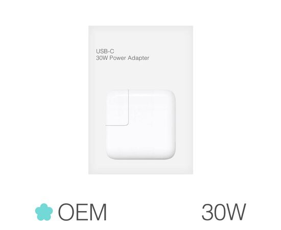 Блок питания для MacBook Air 13 Retina 30W USB-C / BOX AAA