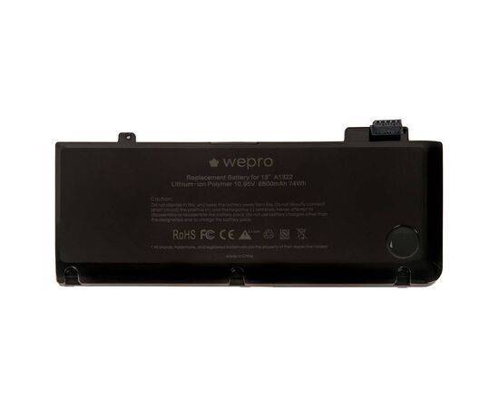 Аккумулятор WEPRO MacBook Pro 13 A1278 / 6800mAh A1322 повышенной ёмкости