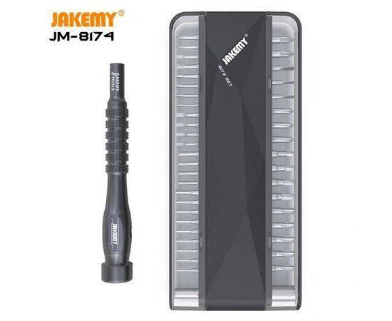 Отвертка с набором бит Jakemy JM-8174 для iPhone iPad MacBook (45 в 1), изображение 3