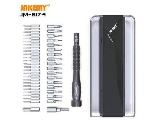 Отвертка с набором бит Jakemy JM-8174 для iPhone iPad MacBook (45 в 1)