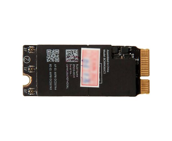 Плата WiFi-AirPort Bluetooth BCM94360CSAX MacBook Pro 13 15 Retina A1398 A1425 A1502 Mid 2012 - Mid 2014 / 661-8143 653-0029, изображение 2