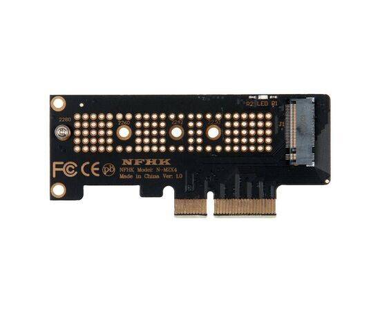 Переходник для SSD M.2 NVMe в разъем PCIe 3.0 x4 / NFHK N-M2X4