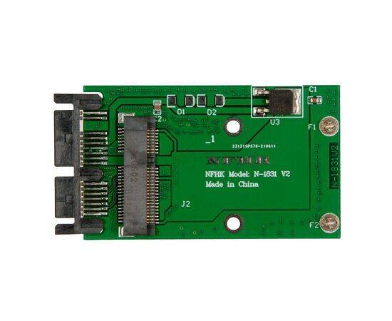 Переходник для SSD mSATA на 1.8 micro SATA / NFHK N-1831 V2, изображение 4