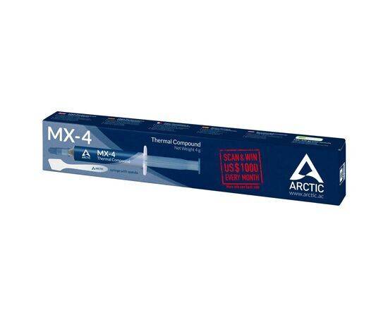 Термопаста Arctic MX-4 Thermal Compound ACTCP00031B со шпателем для нанесения / 4г., изображение 2