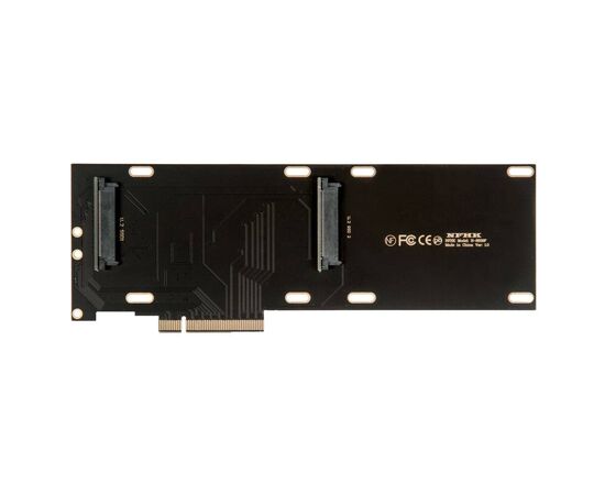 Плата расширения на 2 порта U.2 SFF-8639 на разъем PCIe x8 / NFHK N-8639F