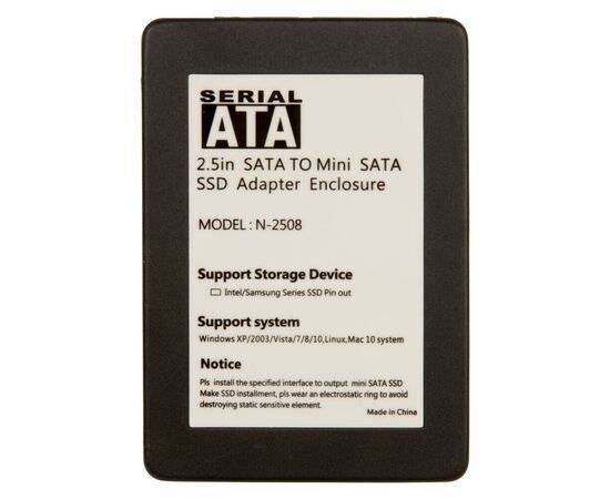 Переходник для SSD mSATA для установки в корпус 2.5 SATA3 / NFHK N-2508