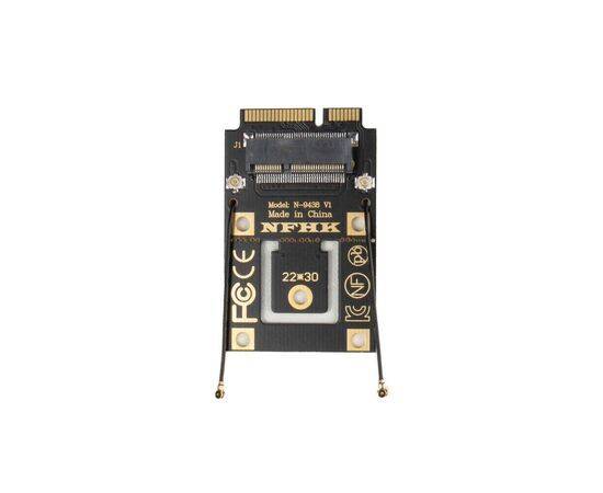 Переходник для PCIe M.2 / CNVi M.2 Wi-Fi IPEX4 на mini PCIe Wi-Fi IPEX1 / NFHK N-9438 V1