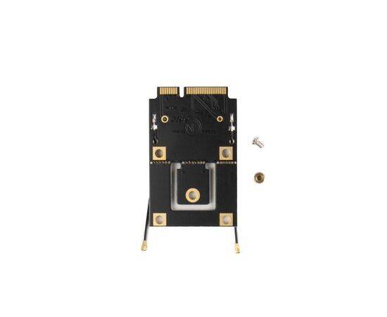 Переходник для PCIe M.2 / CNVi M.2 Wi-Fi IPEX4 на mini PCIe Wi-Fi IPEX1 / NFHK N-9438 V1, изображение 2