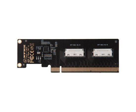 Плата расширения на 2 порта Oculink SFF-8611-8i в разъем PCIe x16 / NFHK N-8611F