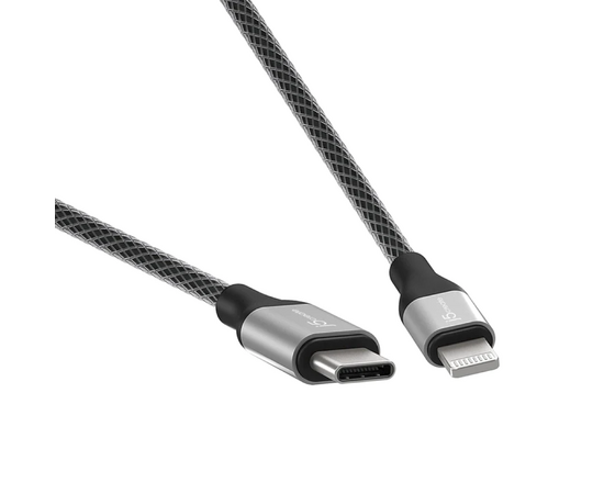 Кабель j5create Lightning ↔ USB-C 1.2м черный, изображение 2