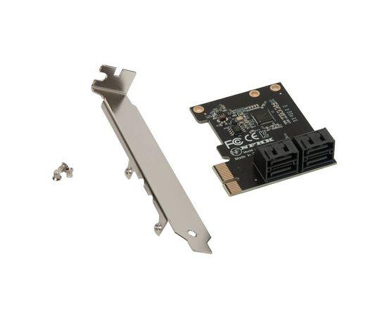 Плата расширения на 4 порта SATA в разъем PCIe x1 / NFHK N-1064S, изображение 3