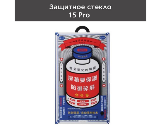 Защитное стекло Remax Medicine Glass GL-27 для iPhone 15 Pro