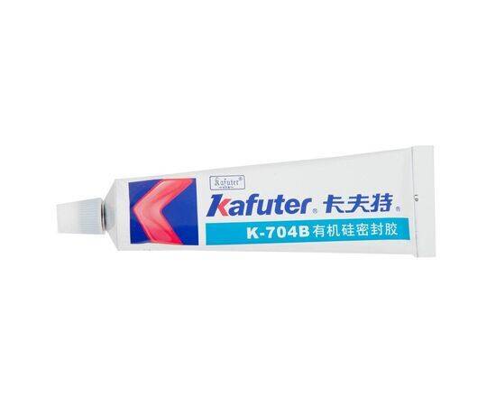 Клей-герметик силиконовый черный Kafuter K-704B 45г.