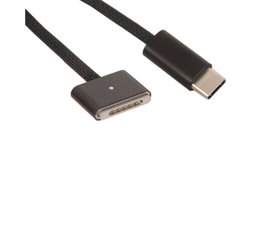 Зарядный кабель USB-C с магнитным разъемом MagSafe 3 Space Black 2m / OEM, изображение 2