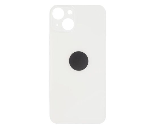 Заднее стекло iPhone 13 Big Hole белый