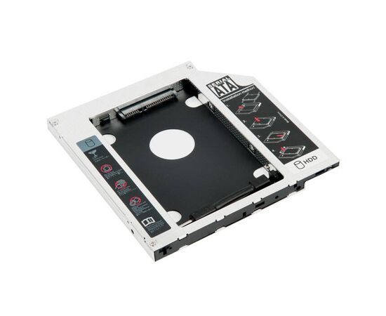 Переходник-салазки для установки дополнительного HDD/SSD OptiBay 9.5mm SATA без ушей